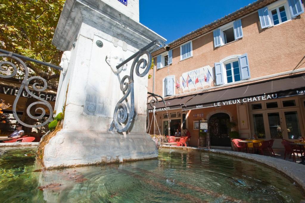 Le Vieux Chateau Aiguines Exterior foto