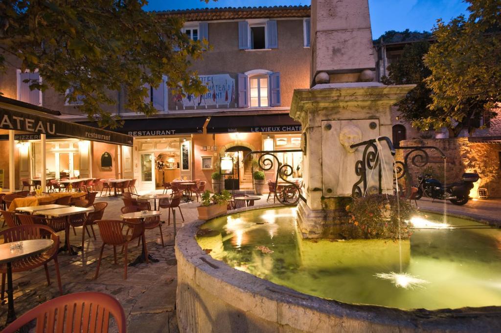 Le Vieux Chateau Aiguines Exterior foto